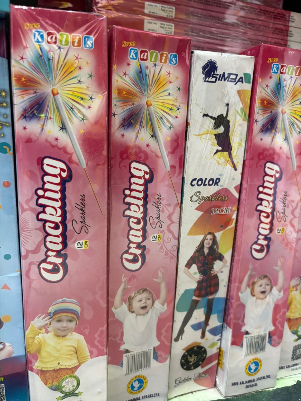 12 Cm COLOURSPARKLERS